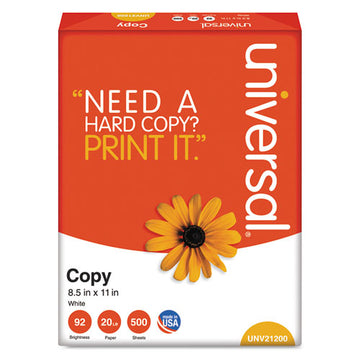 Universal® Copy Paper, 92 Bright, 20 Lb, 8.5 X 14, White, 500 Sheets-ream, 10 Reams-carton, 30 Cartons-pallet freeshipping - TVN Wholesale